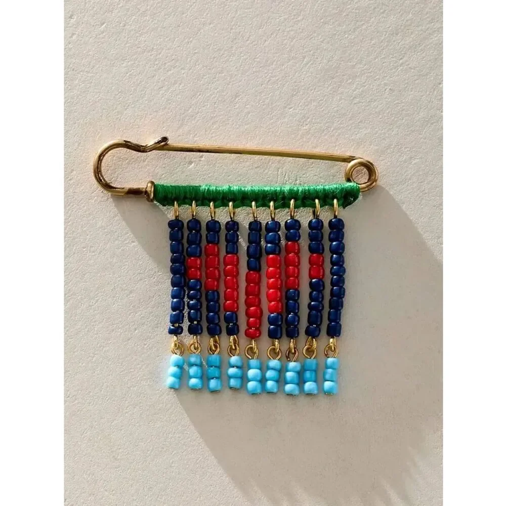 Free People Bead Baby Brooch Pin